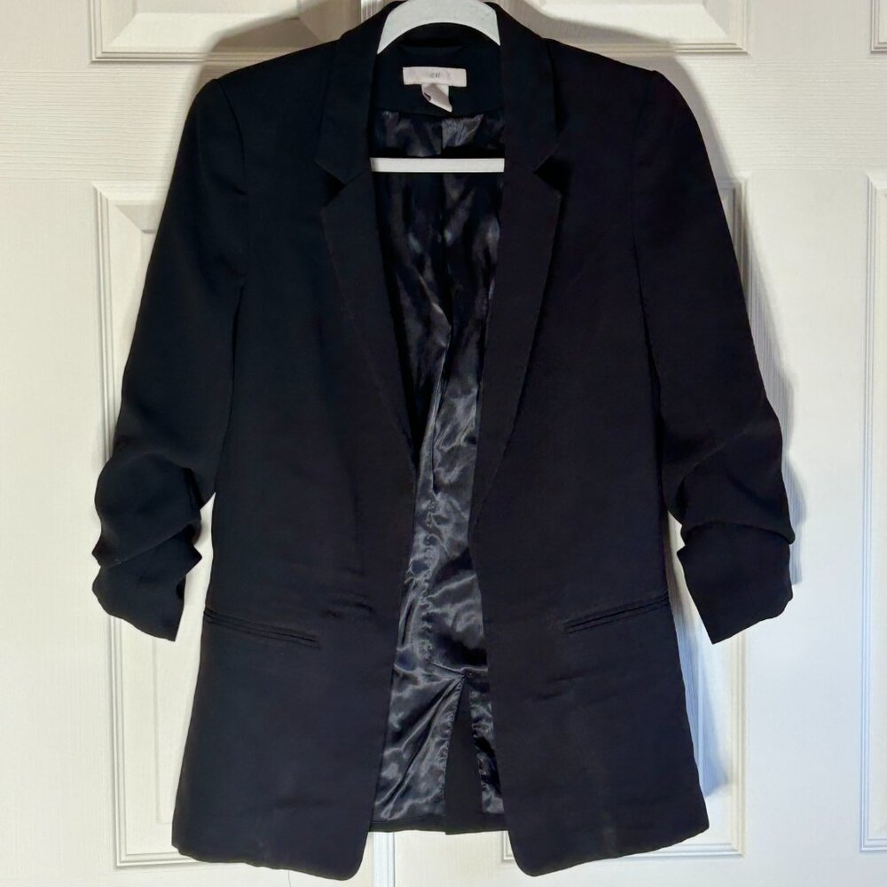 H & M Blazer, Women's Size 0 in Black